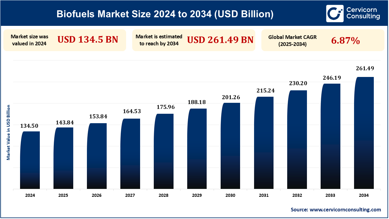 Biofuels Market Research Report 2025 to 2034
